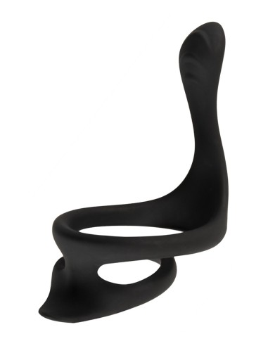 Cock & Ball Ring liquid silicone avec écarteur de périnée - Erecto